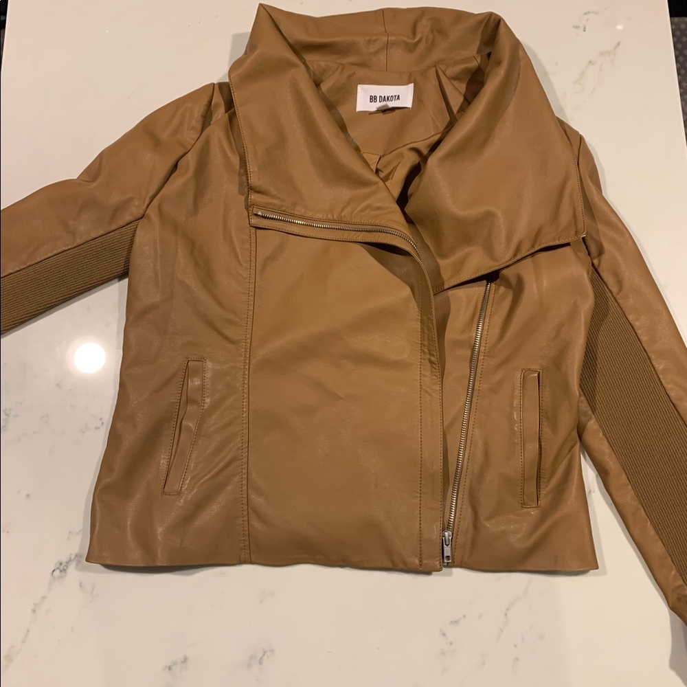 Bb dakota faux leather jacket